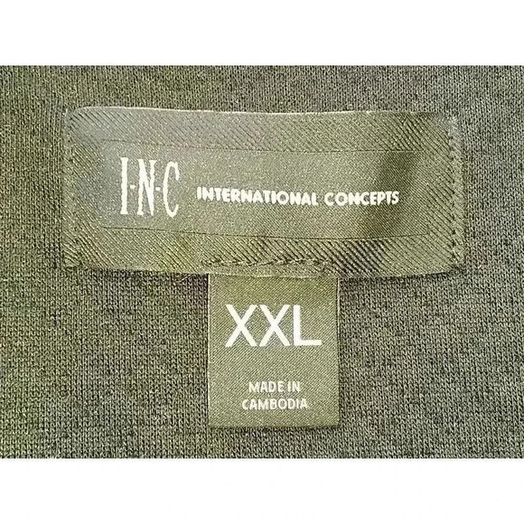 International Concepts Womens Quilted Jacket Black Zip Pockets Mock Neck XXL New - Picture 4 of 8